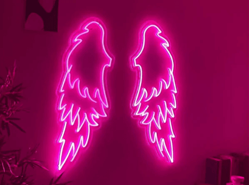 Brighten Up Your Space: Creative Ways to Incorporate Angel Wings Neon Sign