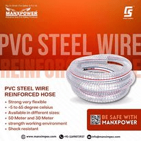 PVC Steel Wire Hose Suppliers: Enhancing Industrial Fluid Handling with MANXPOWER