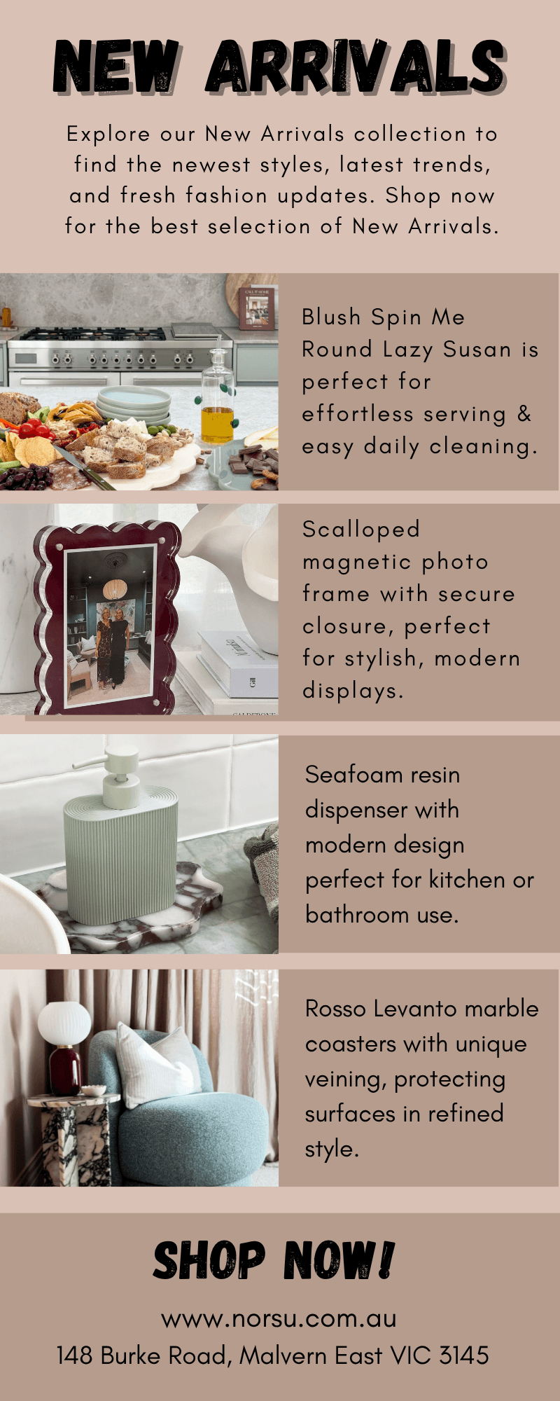 New Arrivals: Stylish Designer Homewares in Australia Online