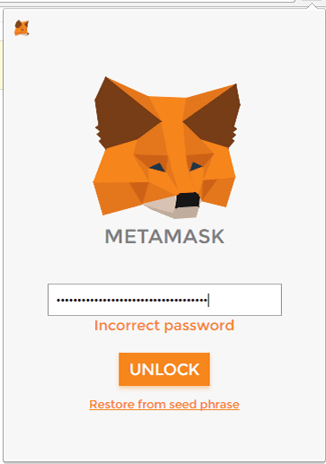 Metamask login