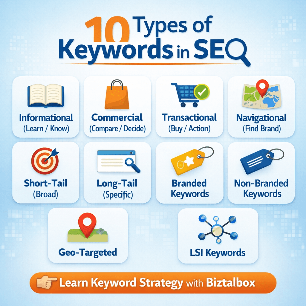 Types of Keywords in SEO You Must Know