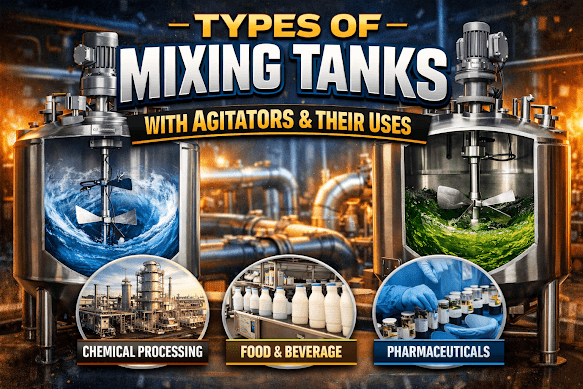 Types of Mixing Tanks with Agitator and Their Uses