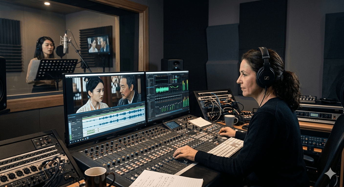 How a Professional Dubbing Studio Works