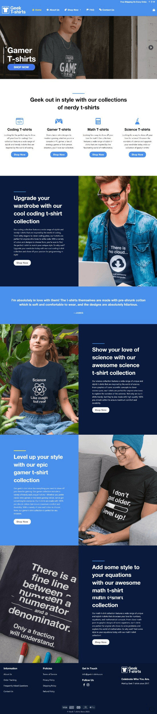 Geek T-shirts Store Online