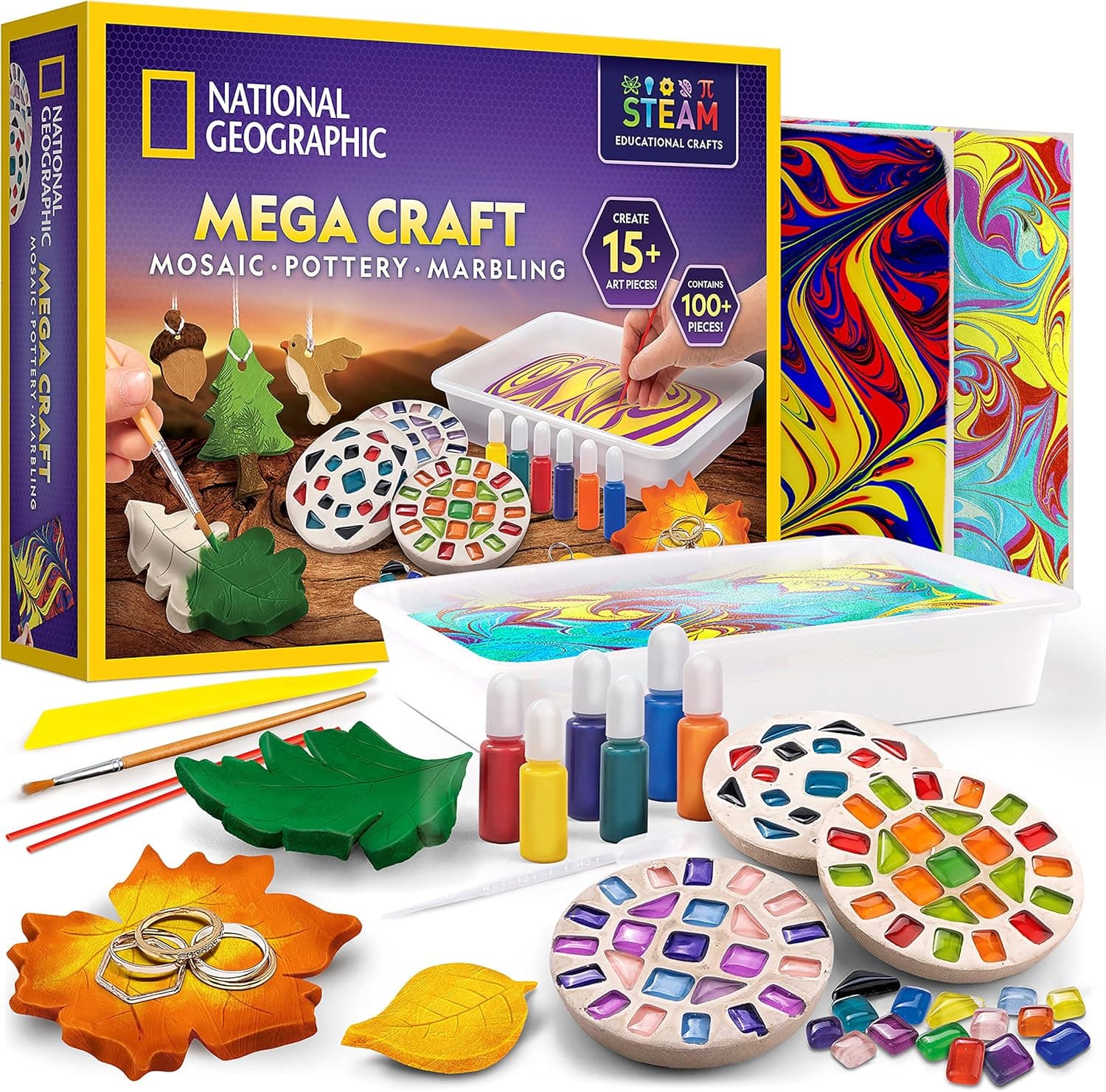 Mega Arts and Crafts Kit for Kids – Mosaic Kit,