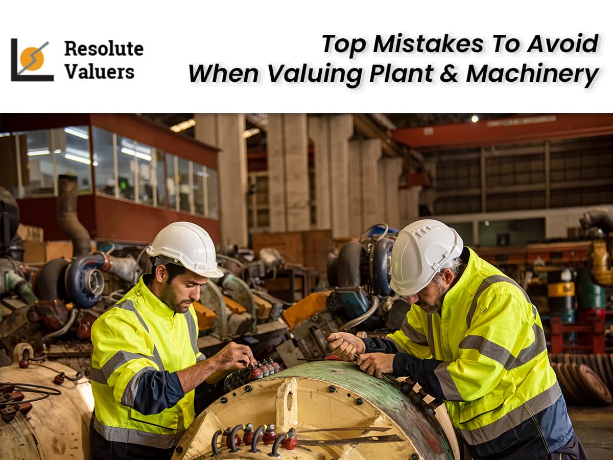 Top mistakes to avoid when valuing plant & machinery