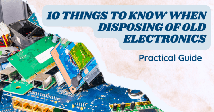 10 things to know When disposing of old electronics: Practical Guide