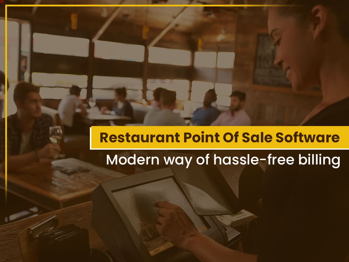 Restaurant Point Of Sale Software