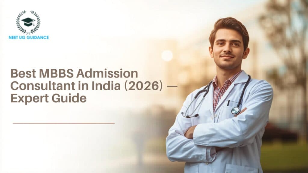 Best MBBS Admission Consultant in India 2026 Guide