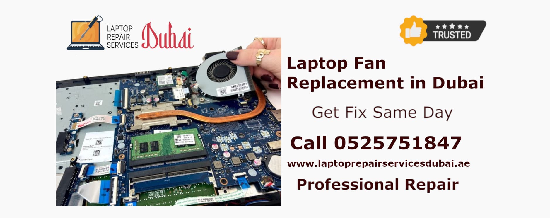  Laptop Fan Repair and Replacement Services in Dubai