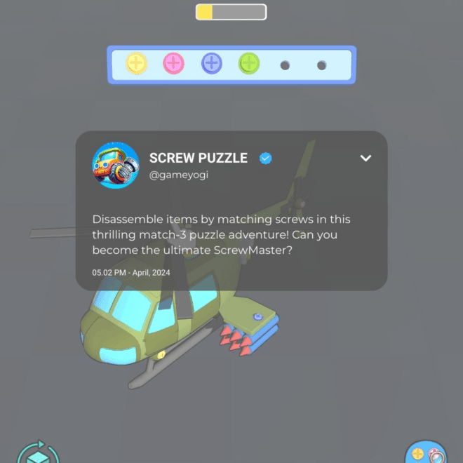 "Unbolt Your Potential with Screw Puzzle Match: A Game to Challenge Your Wits!"