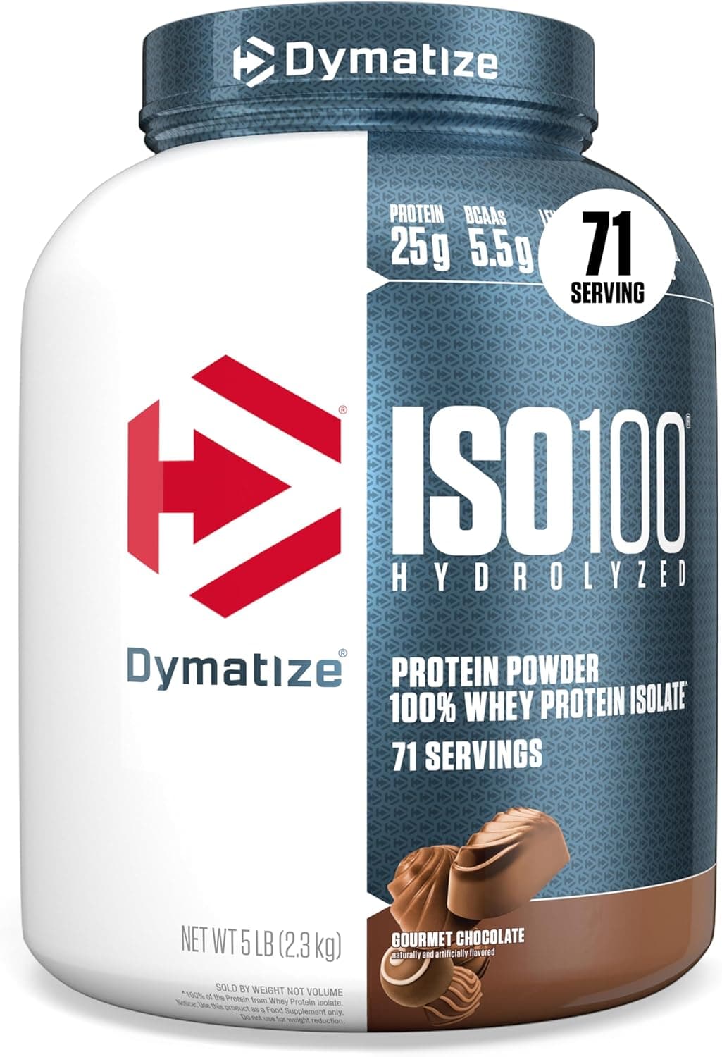 Dymatize ISO100 Hydrolyzed Protein Powder, 100% Whey 