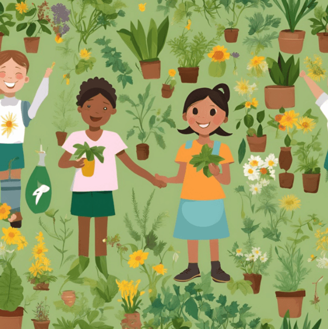 healthy organic medicinal plants