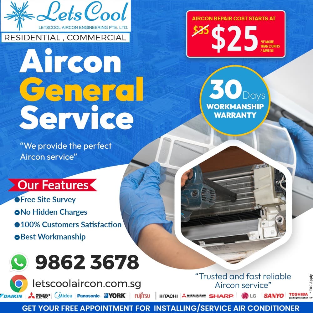general aircon service for my fan coil? Best Singapore