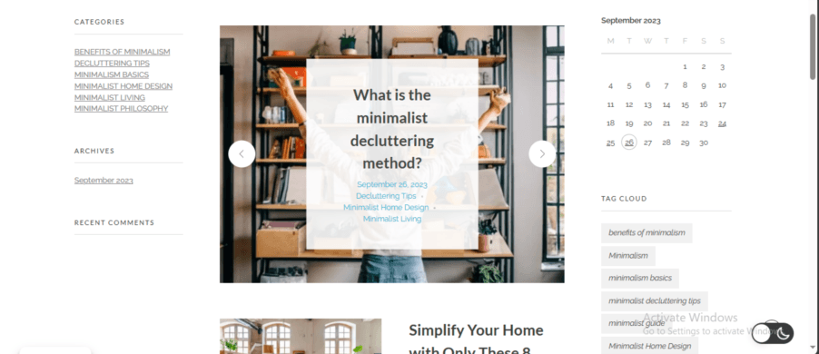 Best Minimalist Blog