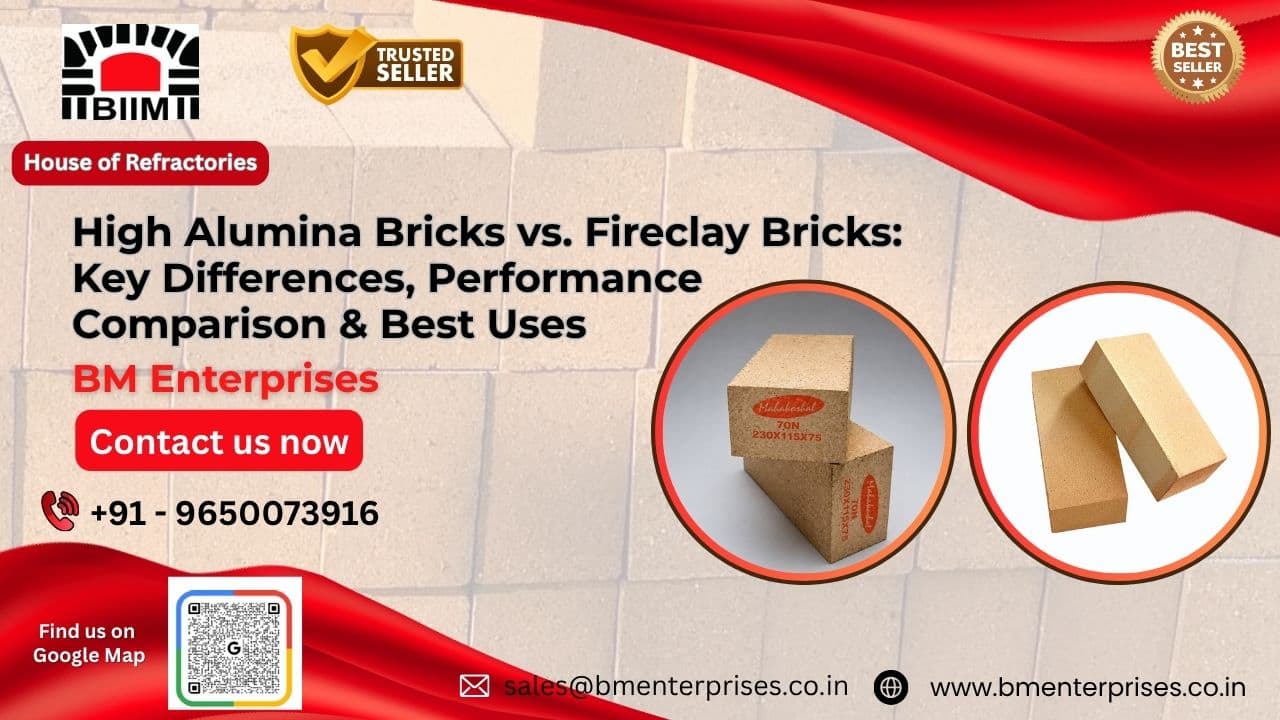 High Alumina Bricks vs. Fireclay Bricks: Key Differences