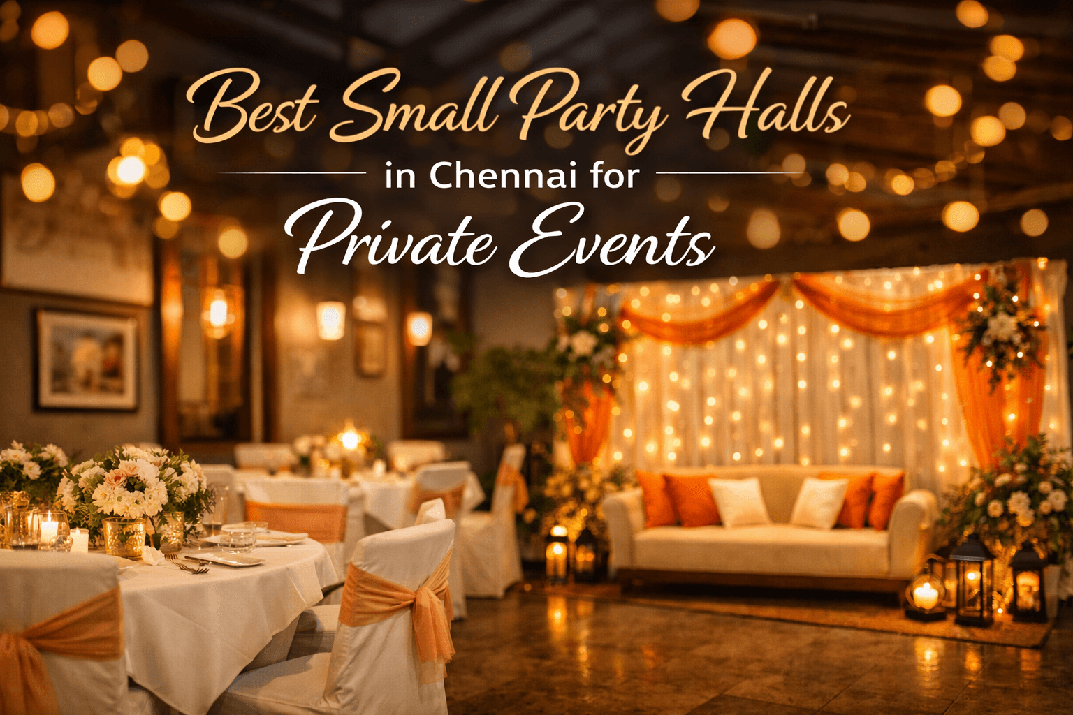 Best Small Party Halls in Chennai for Private Events