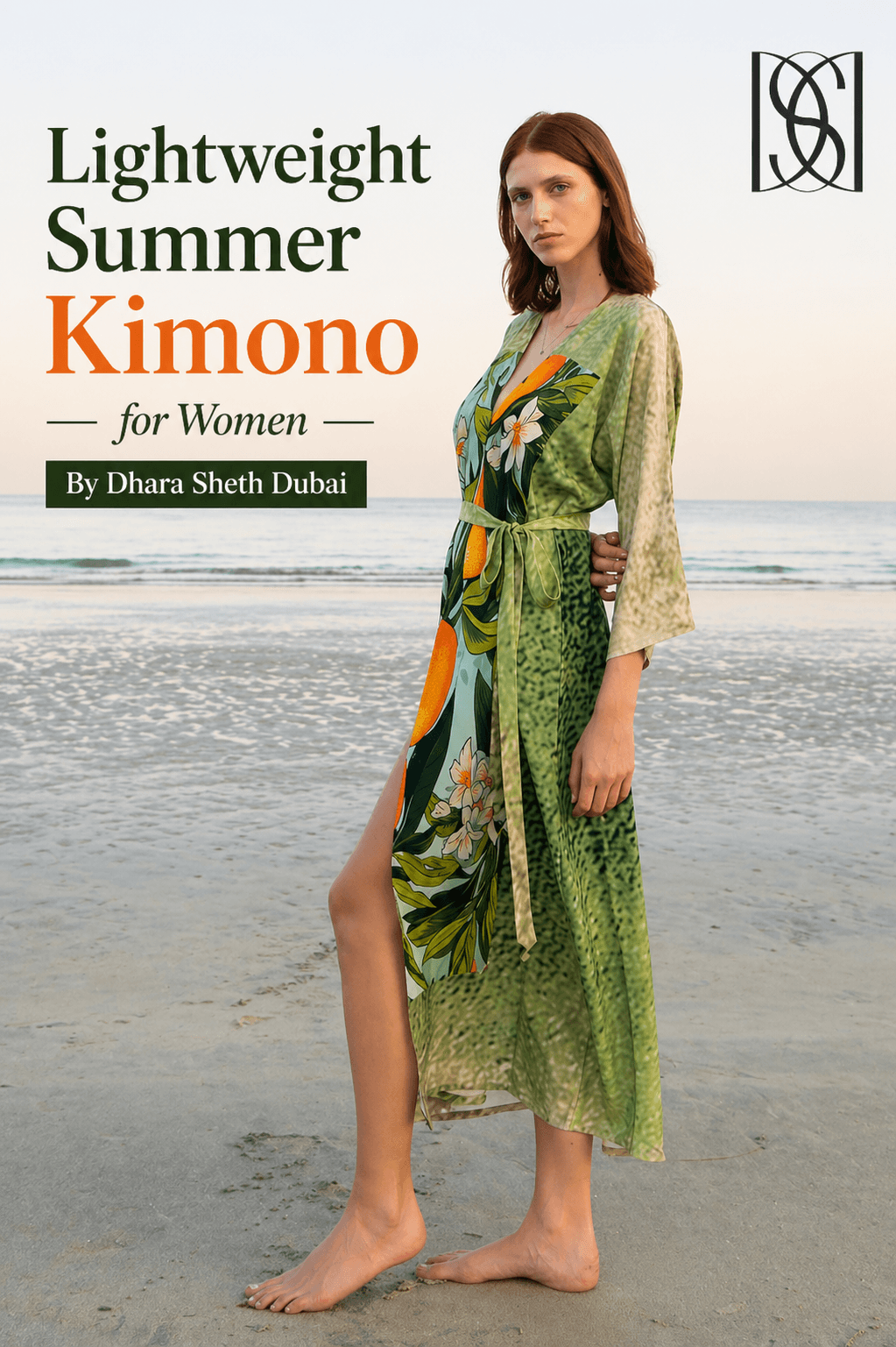 Lightweight Summer Kimono for Women by Dhara Sheth Dubai