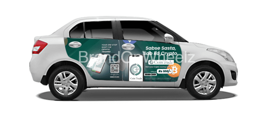 Car wrap advertising in India