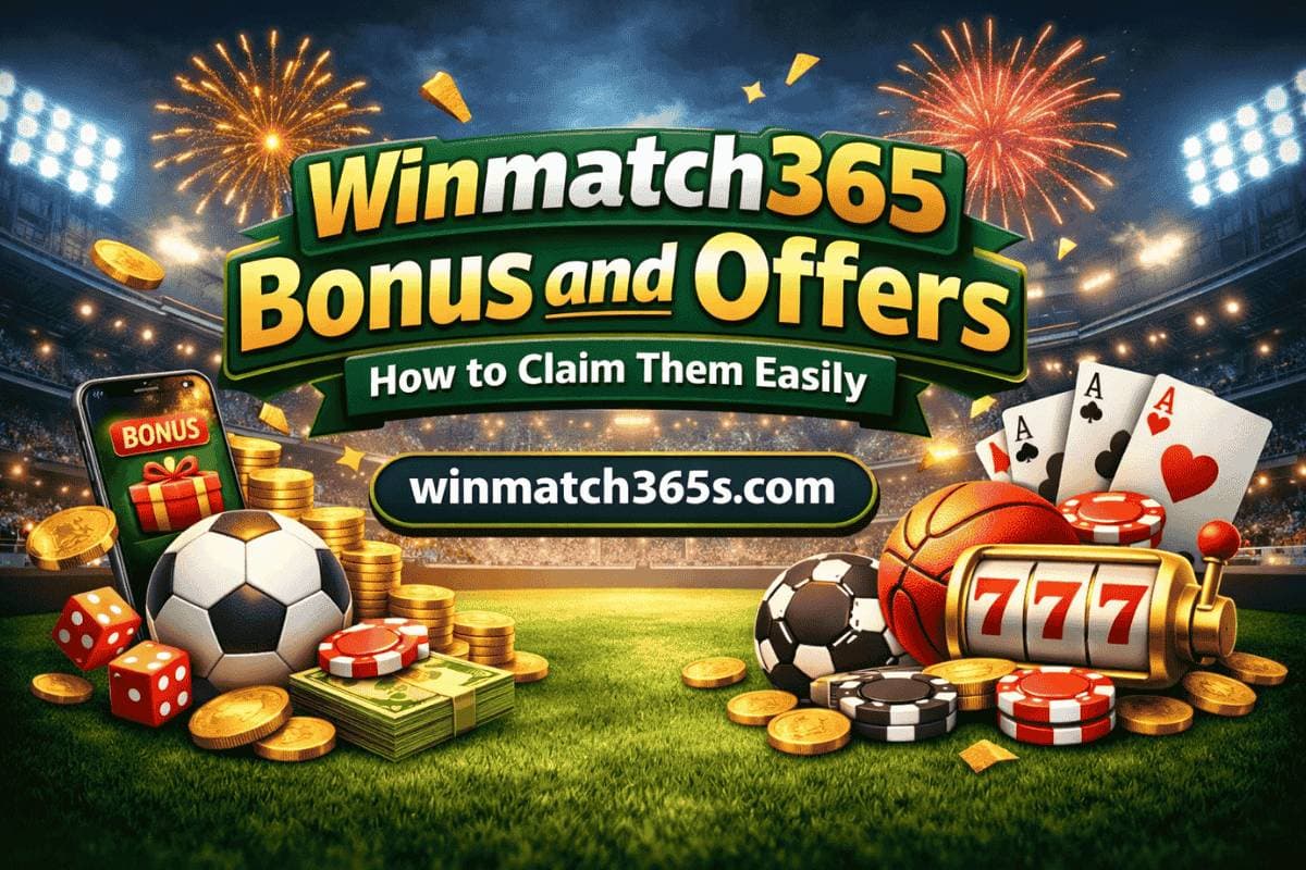 Winmatch365 Bonus and Offers - How to Claim Them Easily