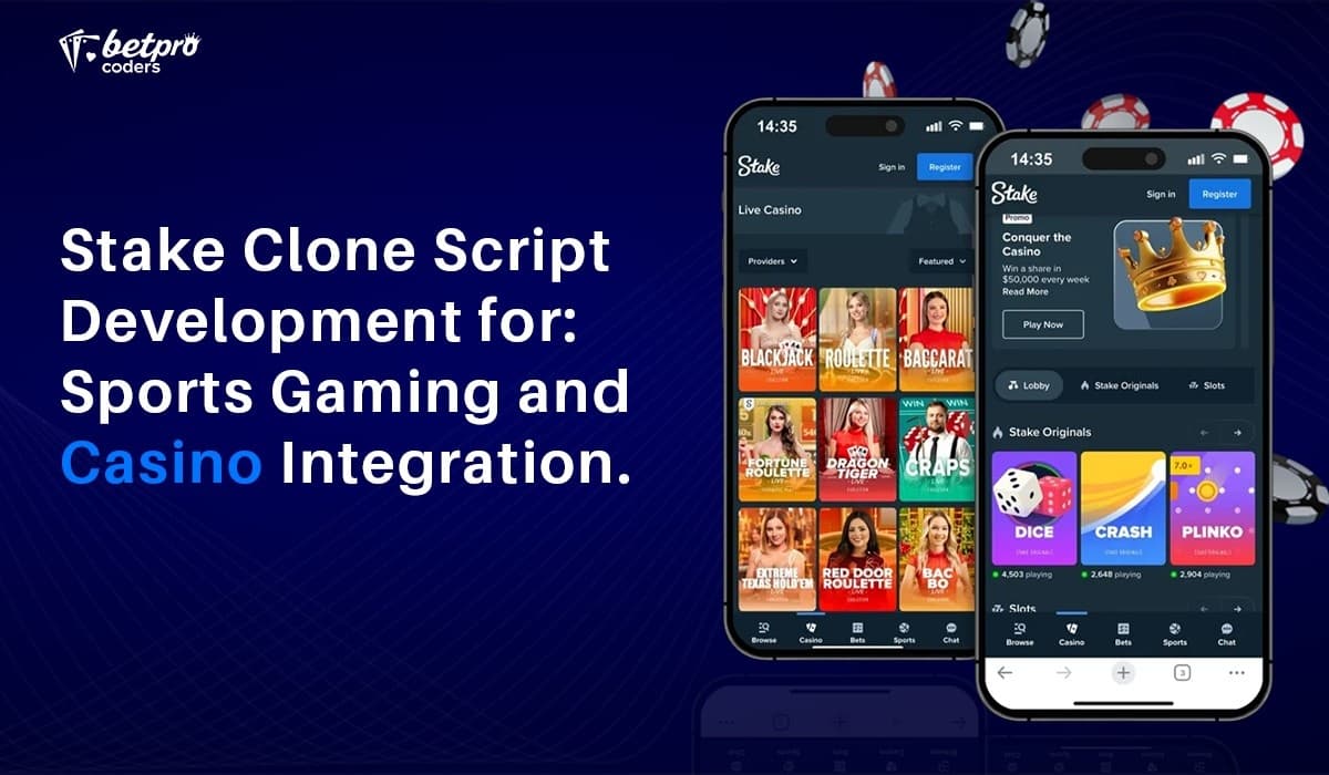 High ROI Stake Clone Script for iGaming Business Growth