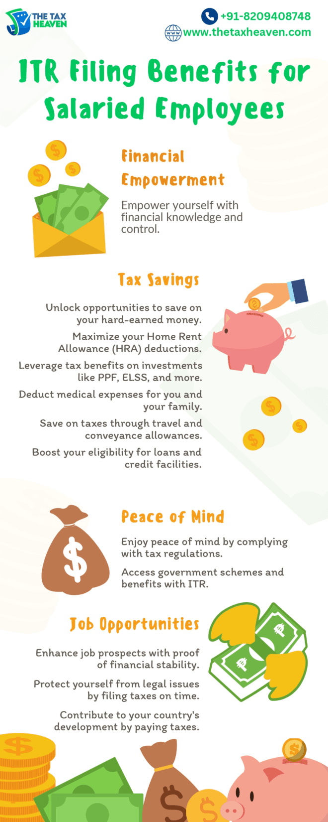 Simplifying ITR Filing: A Guide for Salaried Individuals at The Tax Heaven