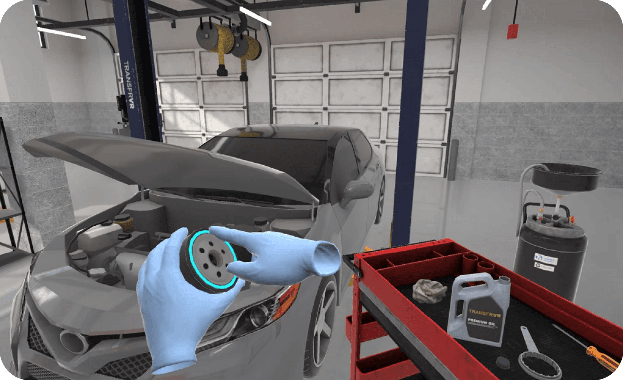 Role of VR in Upskilling Automotive Maintenance Technicians