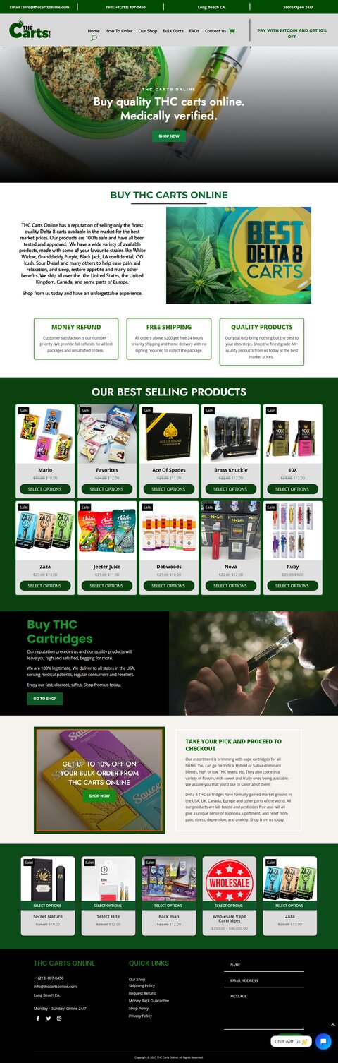 Thc Carts online