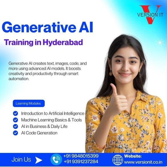 Master AI Skills with Generative AI Training in Hyderabad