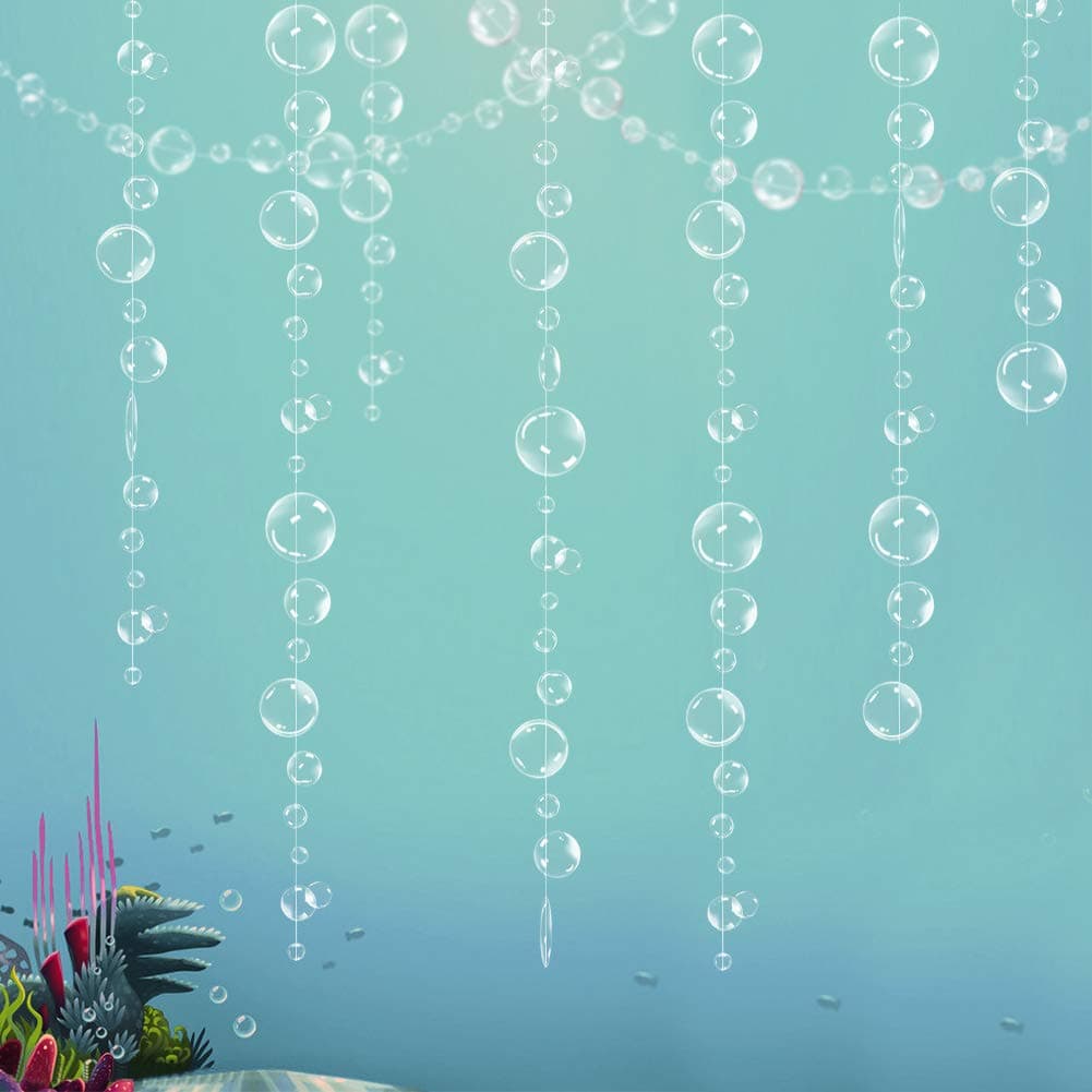 White Transparent Bubble Garlands for Party Decorations