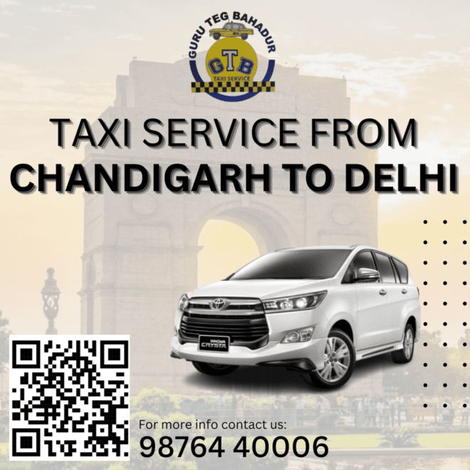 One-Way Taxi Services from Chandigarh to Delhi