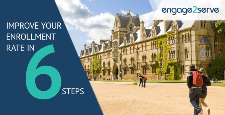 6 simple steps to increase Student Enrollment Rate in Higher Education