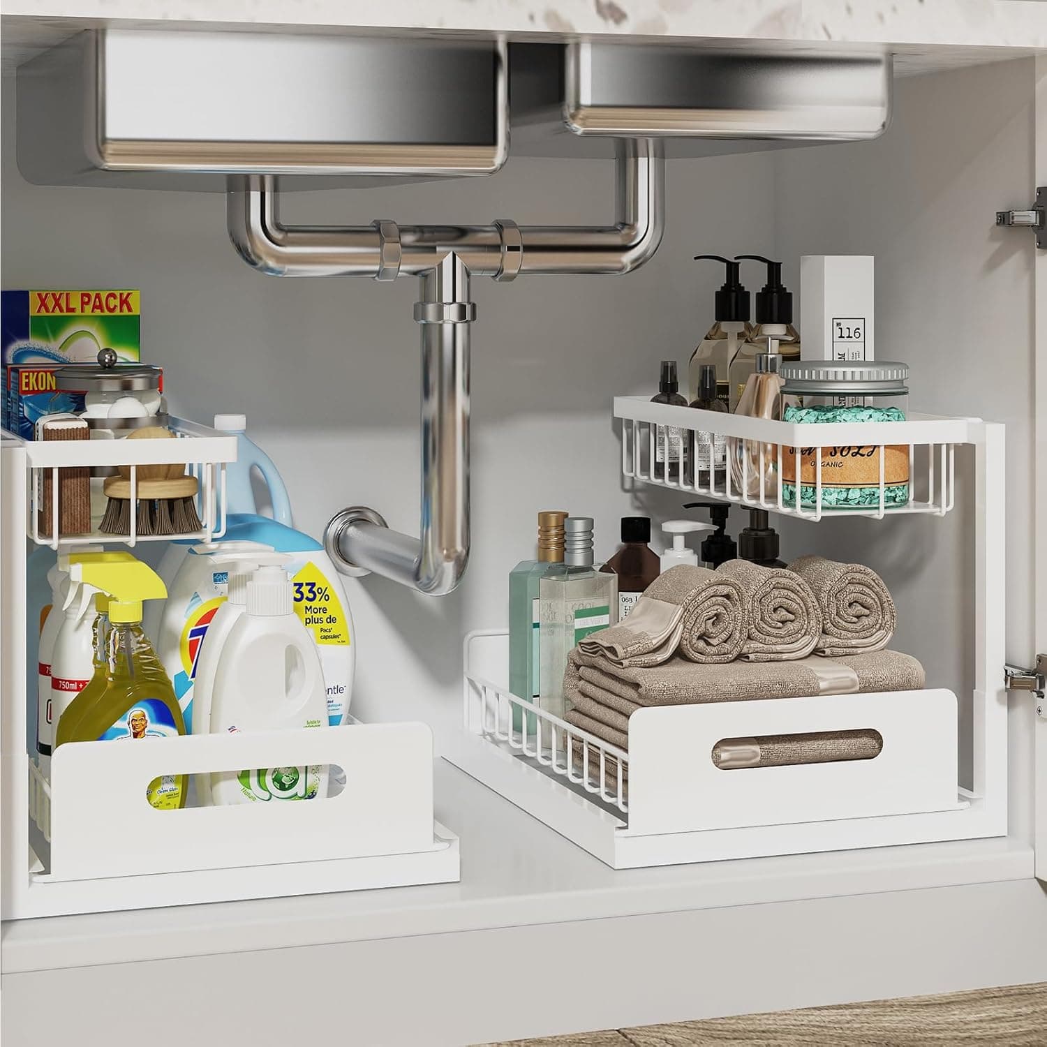 REALINN Under Sink Organizer, 