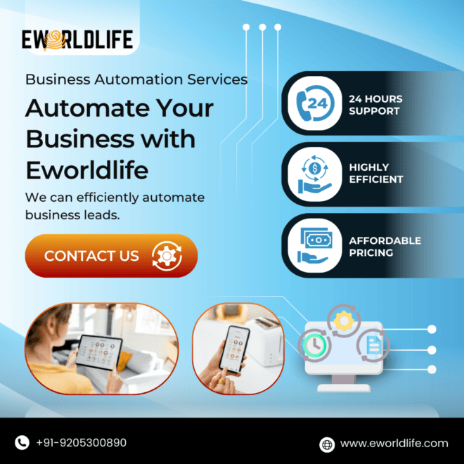 Grow Business Sales and Marketing with Lead Automation Services by Eworldlife