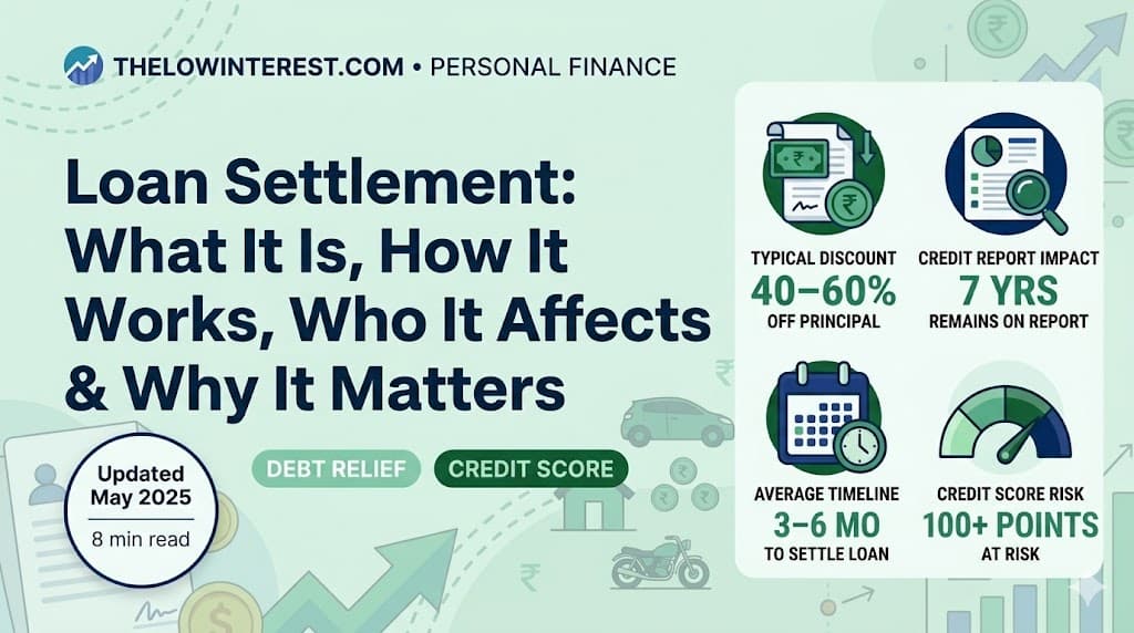 Loan Settlement in India: Process, CIBIL Impact & Recovery 