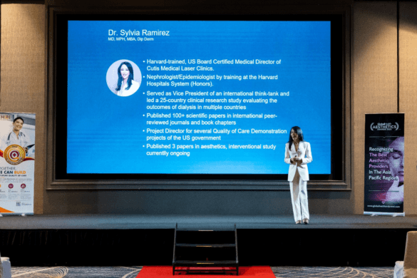 Dr. Sylvia Delivers a Talk About “Ethics in Aesthetic Medicine” at the GlobalHealth Aesthetics Confe