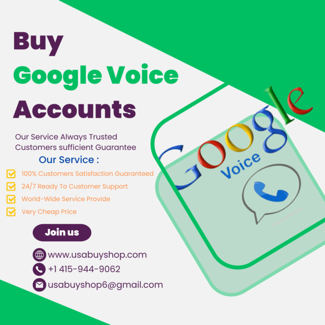 Buy Google Voice Accounts - Instant Delivery and Great Prices