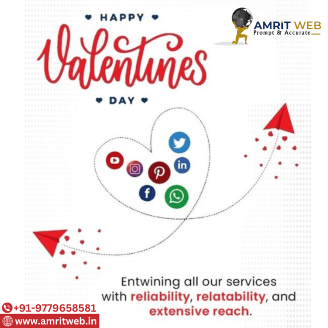 Celebrate Valentine's Day with Amrit Web: Mohali's Premier Graphic Design Company