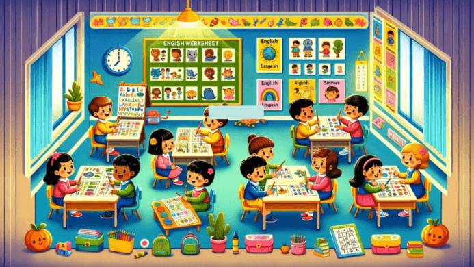 English Worksheets Role in Pre-nursery Education
