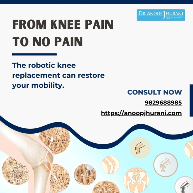 What is the common type of knee injuries, & when you should considered robotic knee replacement.