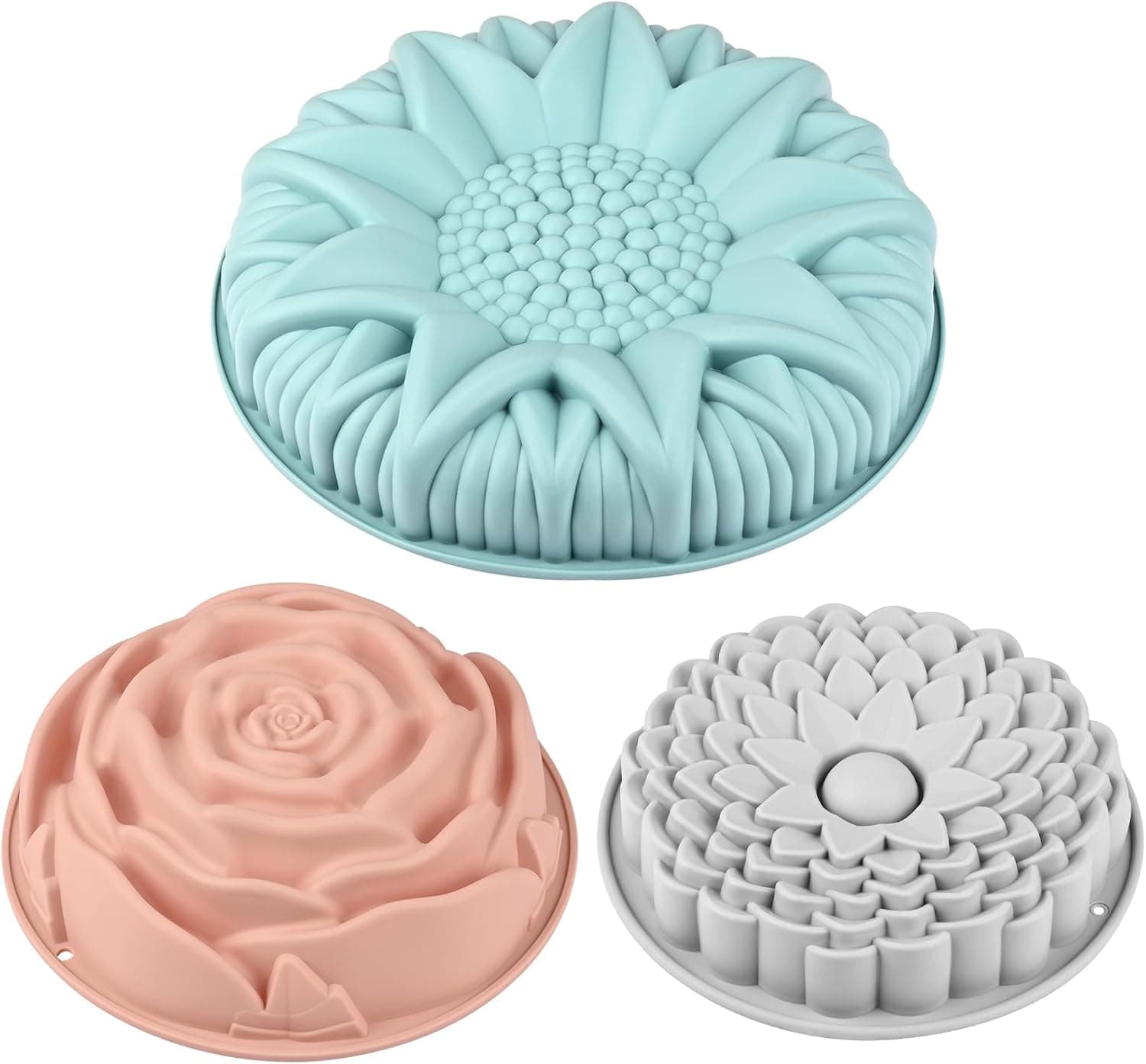 Sakolla 3 Pack Flower Shape