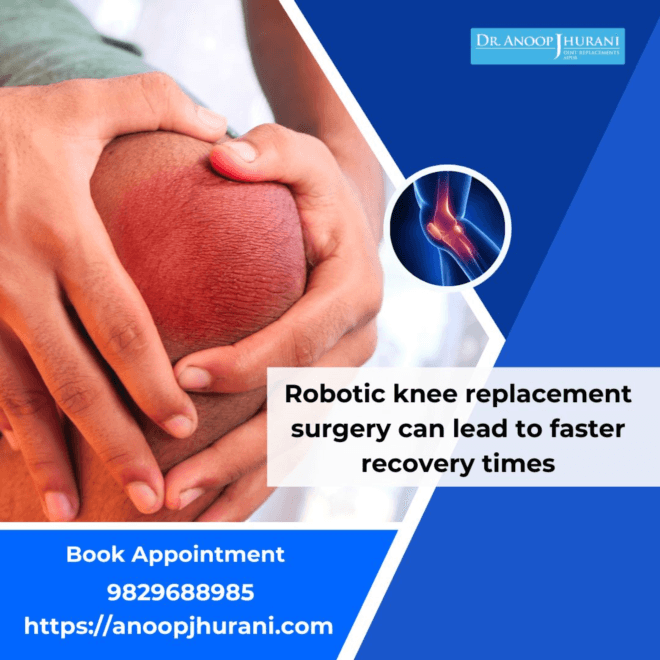 Does robotic knee replacement heal faster and less painful?