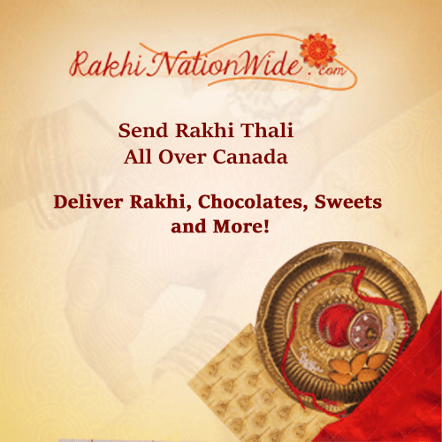 Online Delivery of Rakhi Thali to Canada