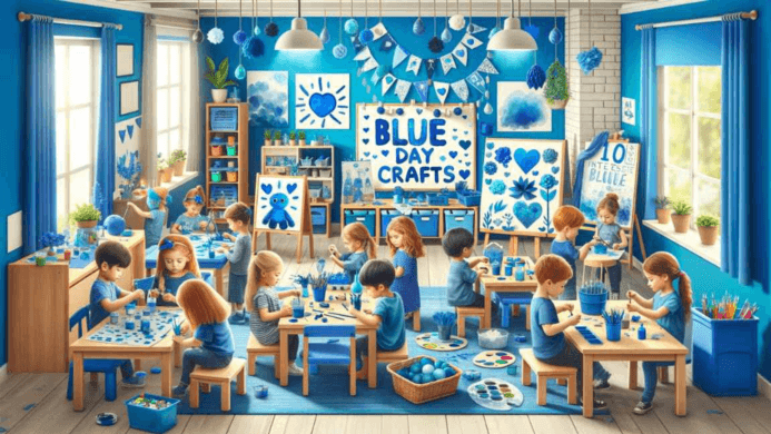 10 Inventive Blue Day Crafts Ideas for Preschoolers