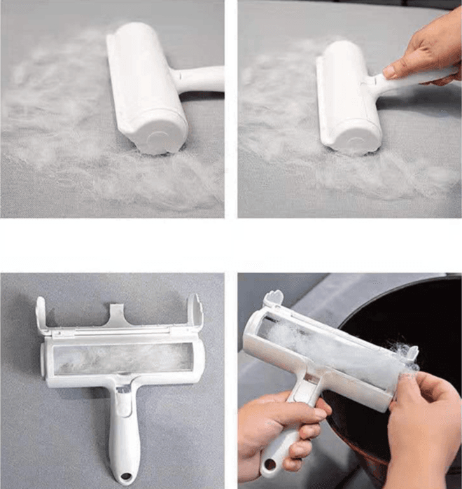 Lint Roller Hair Remover Device