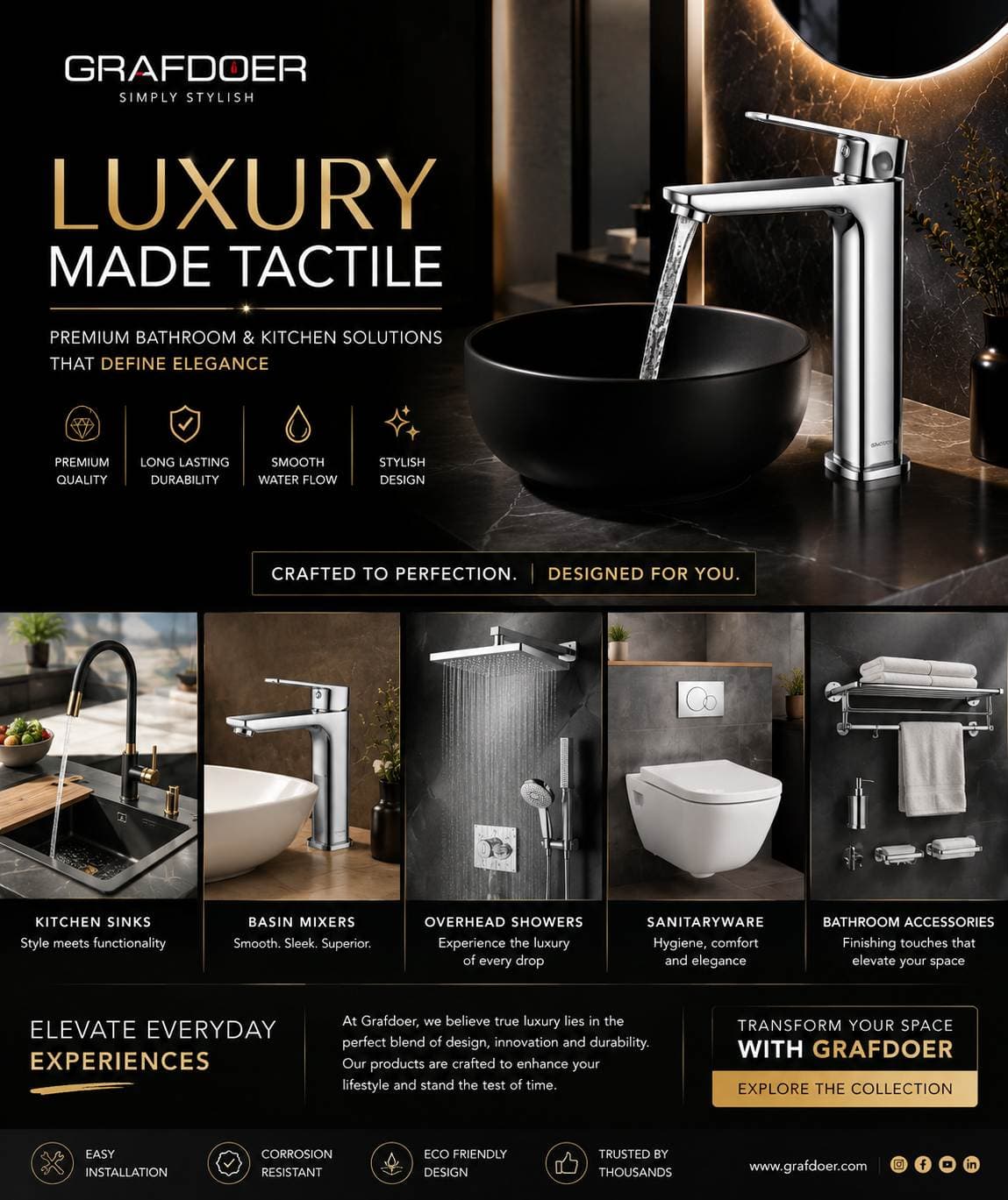 Premium Bathroom & Kitchen Solutions by Grafdoer