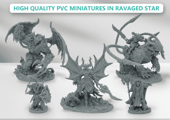 High-quality PVC Miniatures from a Board Game Manufacturer