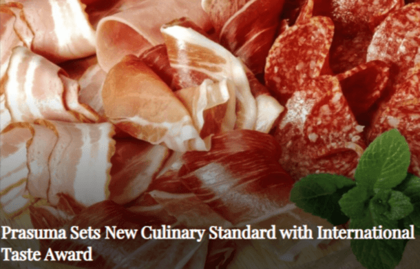 Prasuma Sets New Culinary Standard with International Taste Award