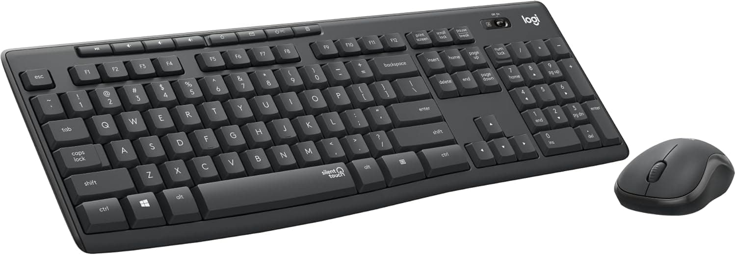 Logitech Mk295 Silent Wireless Mouse & Keyboard Combo