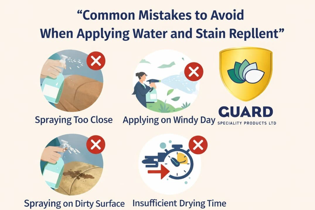 Avoid When Applying Water and Stain Repellent